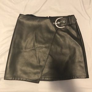 NEW Express Faux Leather Mini Skirt
